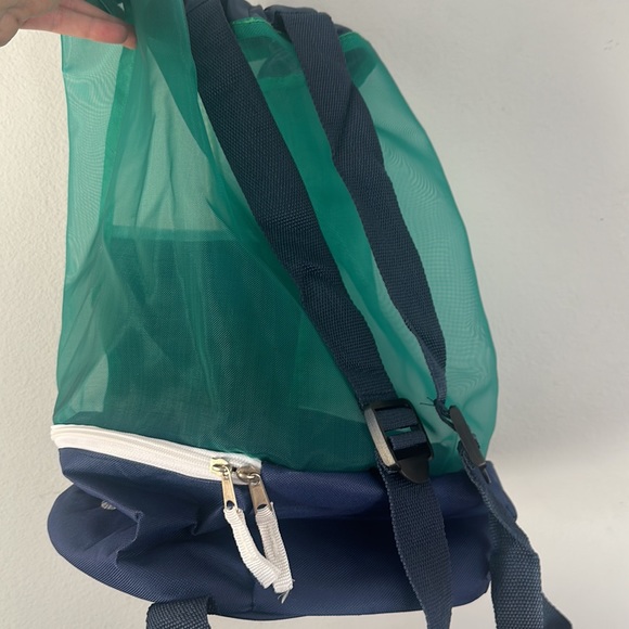 NWOT SEATTLE MARINERS Baseball Backpack drawstring cooler bag - Picture 2 of 3